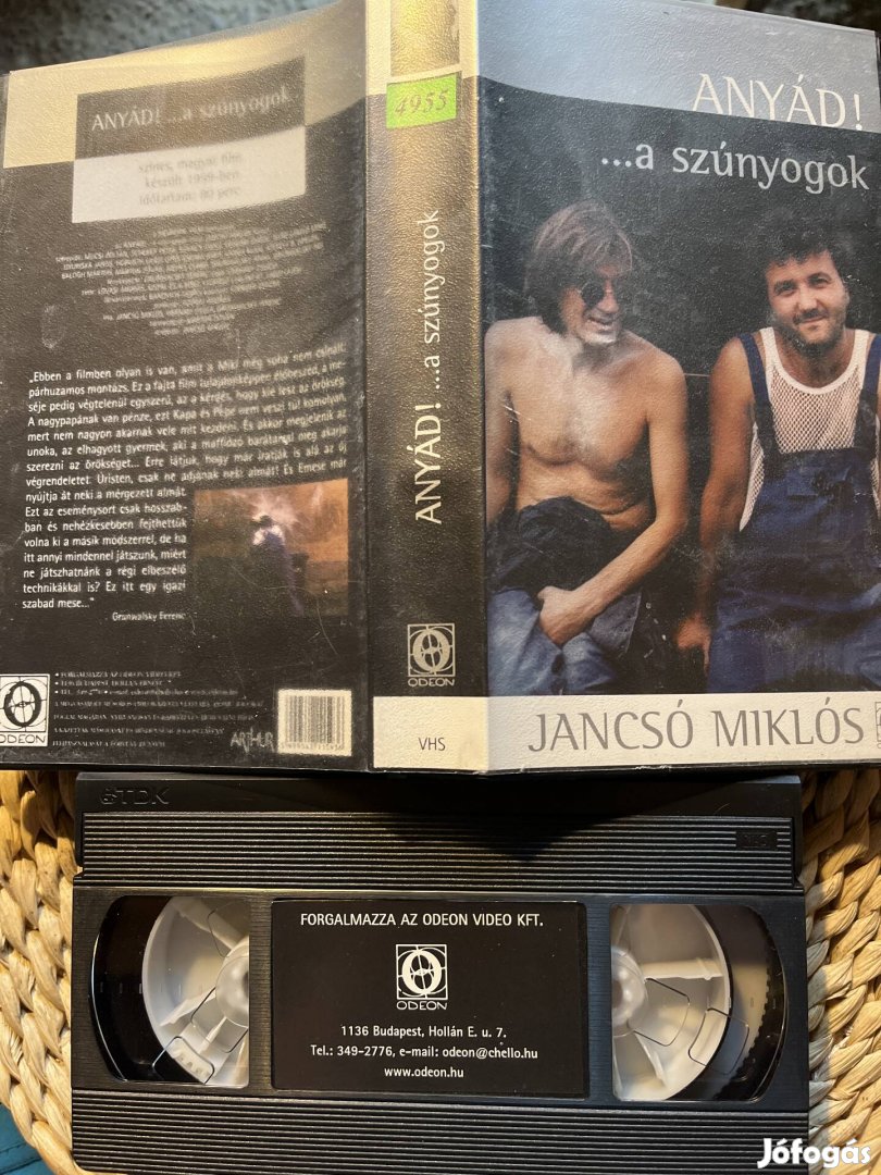 Anyád a szúnyogok vhs kazetta