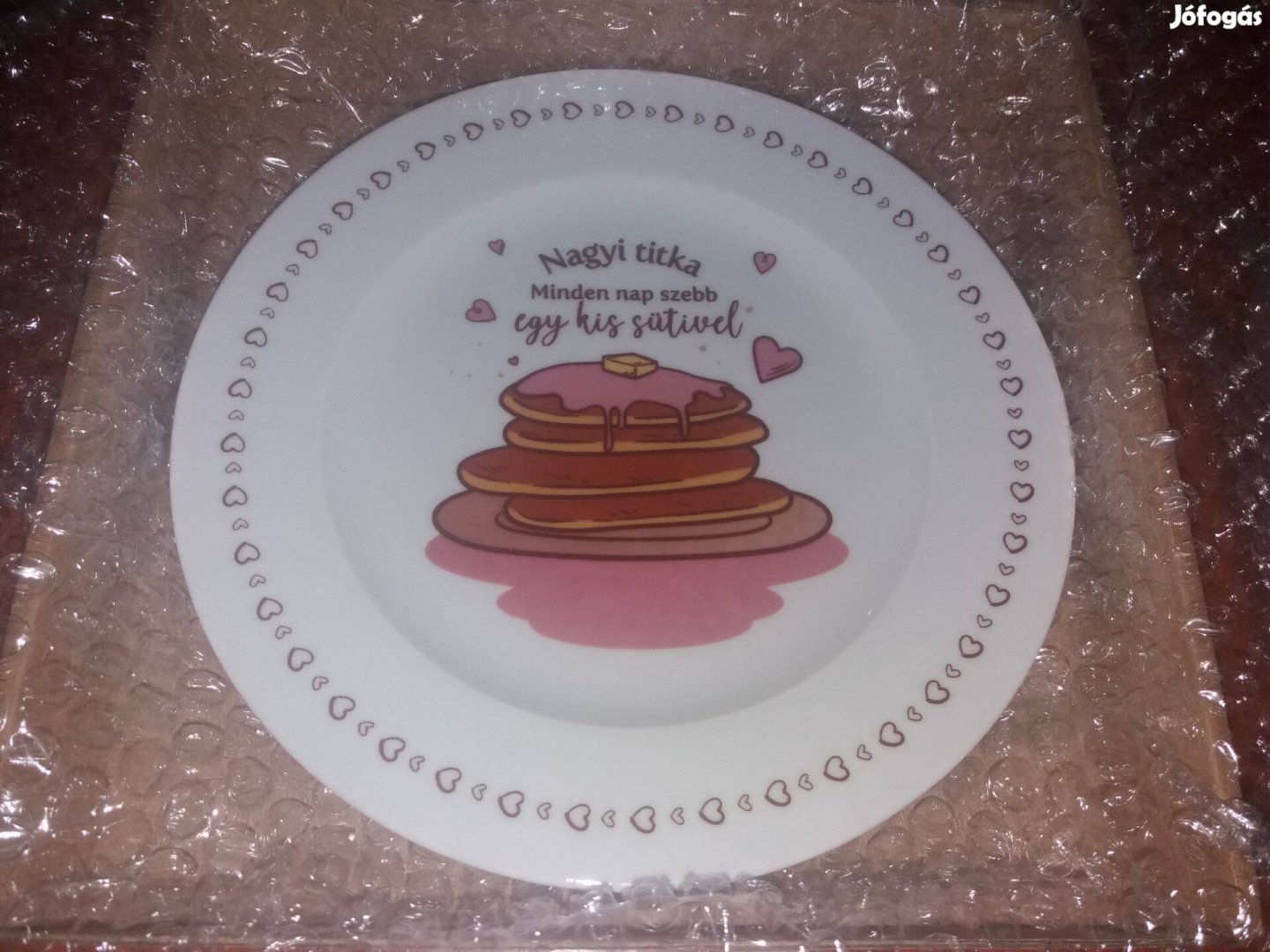 Anyáknapi ajándéknak Nagyi Titka tányér Új! hibátlan, érintetlen