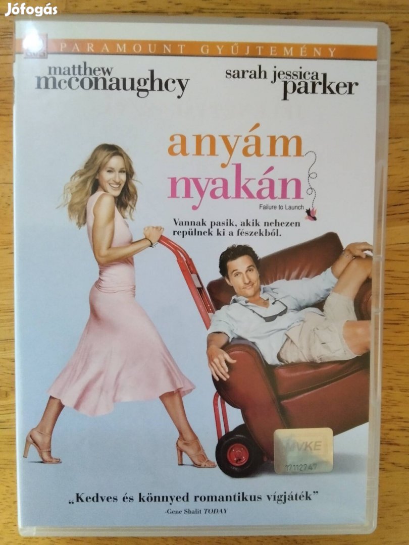 Anyám nyakán újszerű dvd Sarah Jessica Parker