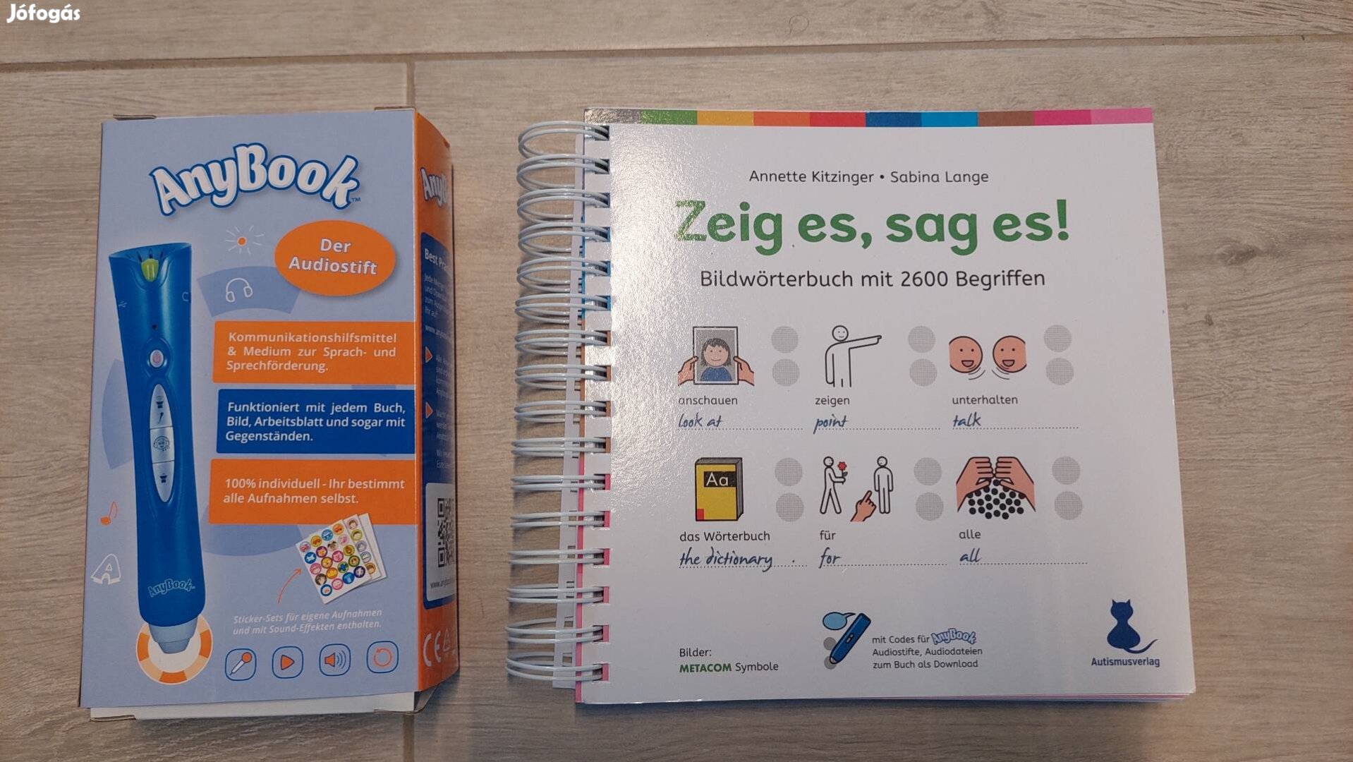 Anybook Zeig es, Sag es német nyelvtanuló interaktív okos könyv 