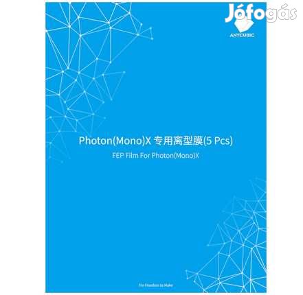 Anycubic Photon Mono X  Eredeti  FEP fólia 5db  (4076)