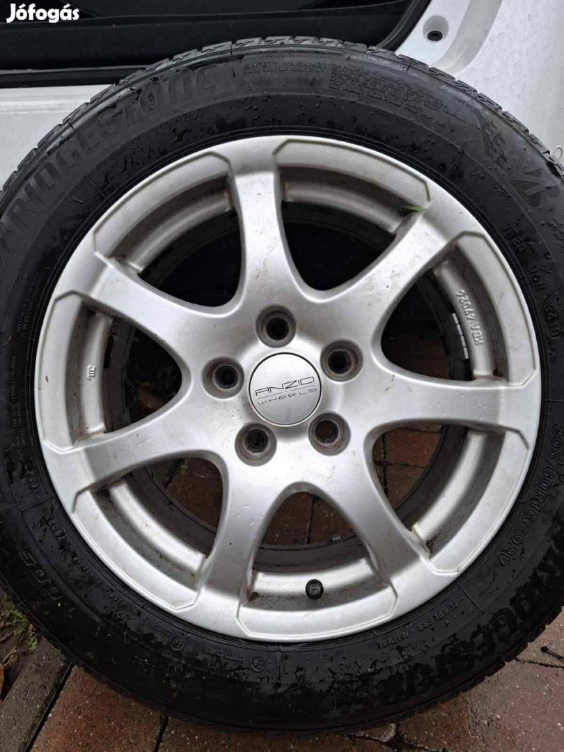 Anzio Alufelni 5x114.3 7x16 Bridgestone gumival