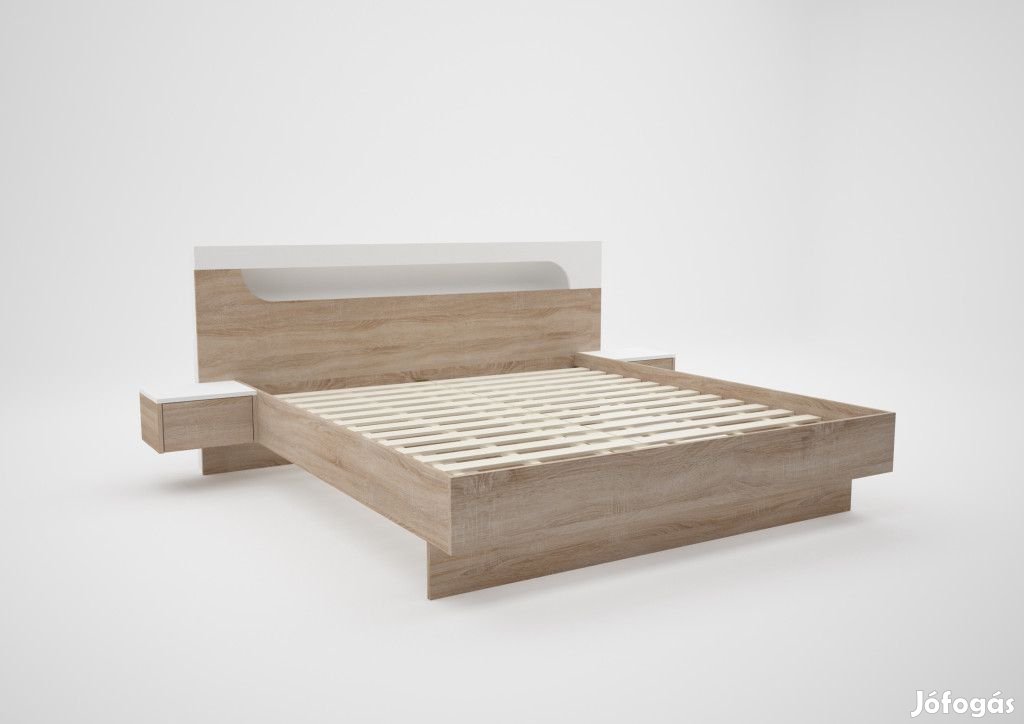 Ap-DM Fa ágykeret 180 cm sonoma