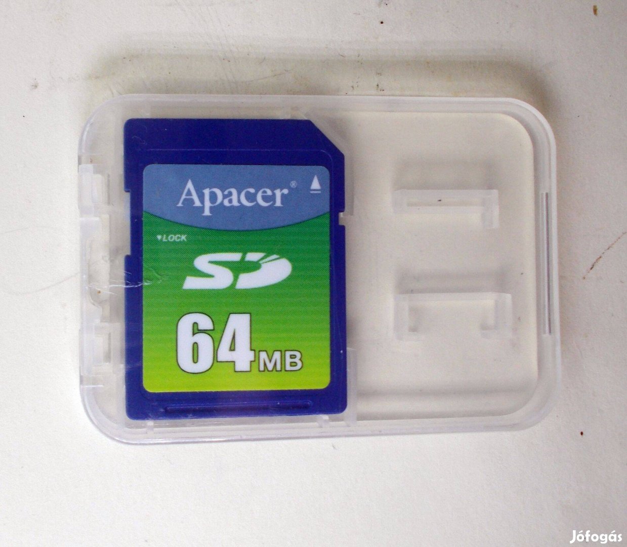 Apacer 64 MB SD kártya. Tesztelt