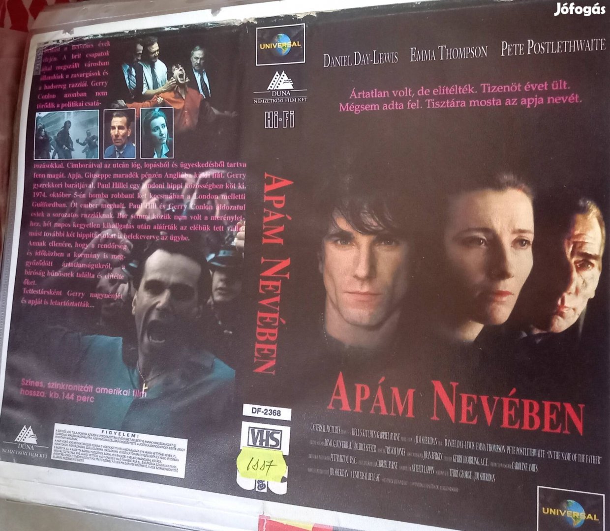 Apám nevében - dráma vhs - Daniel Day Lewis