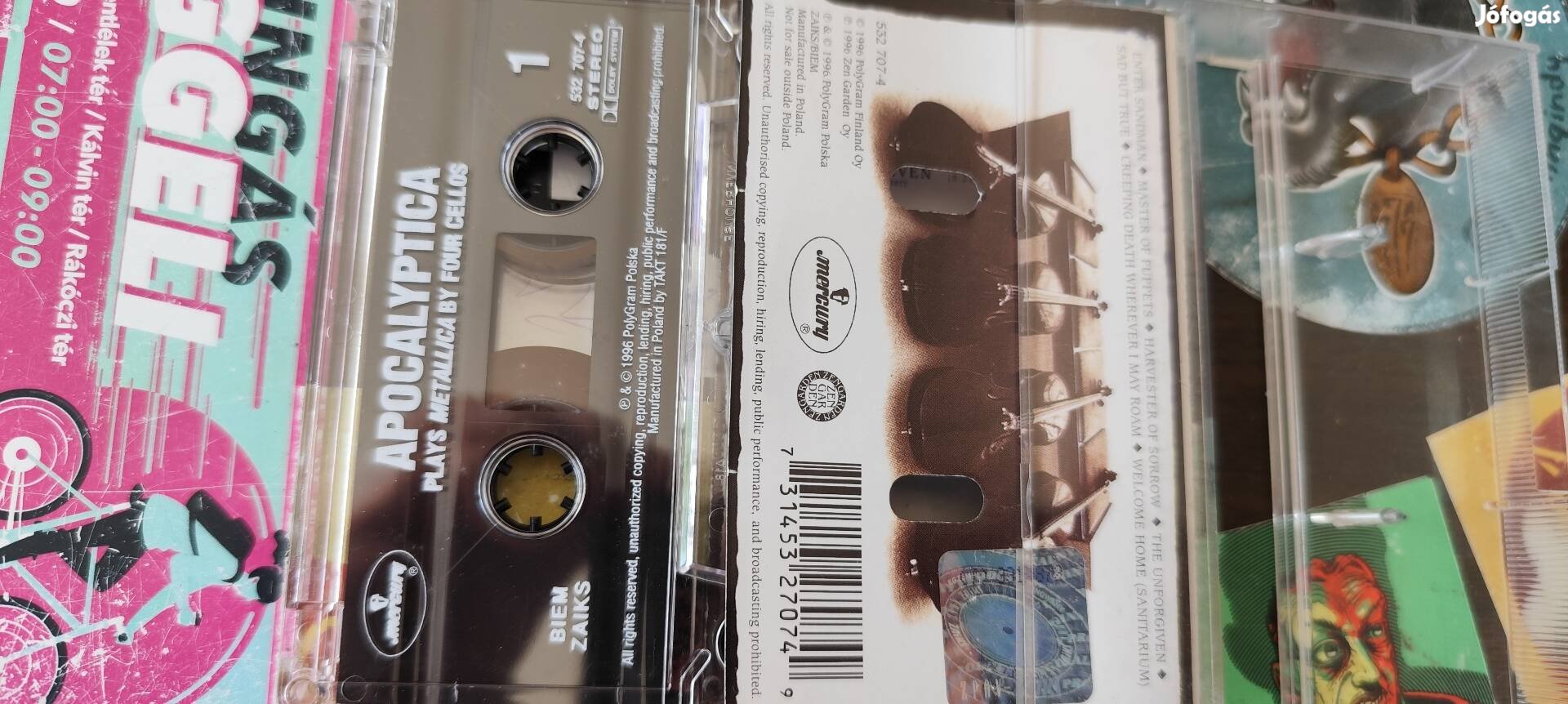 Apocalyptica plays Metallica by four cellos kazetta