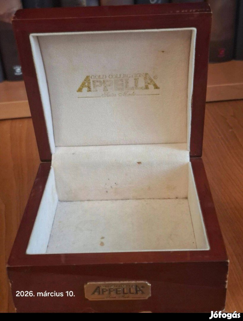 Appella rózsafa óradoboz