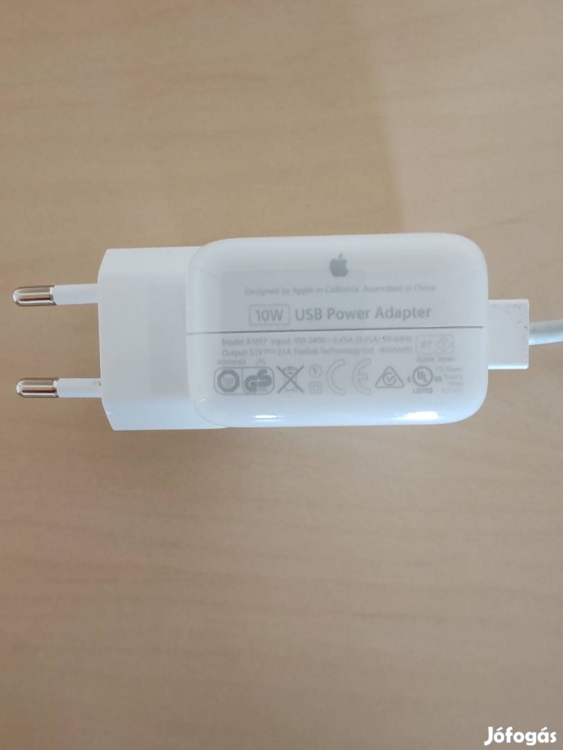 Apple 10w=os töltő+kábel