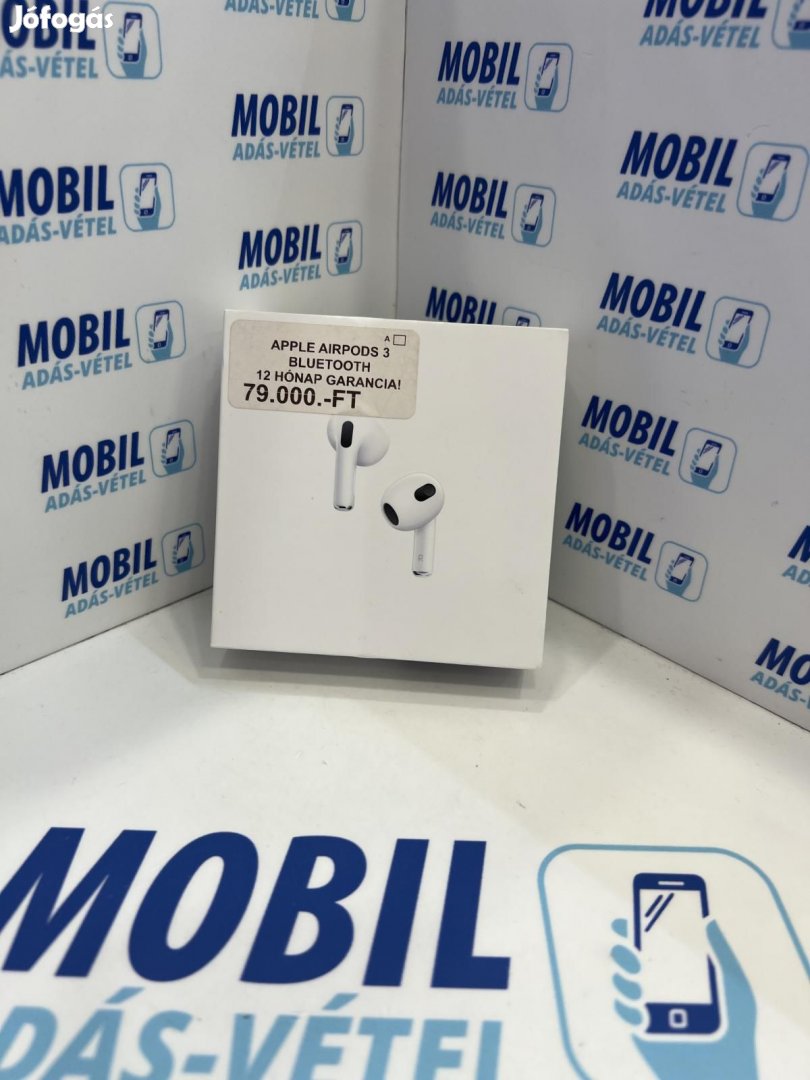 Apple AirPods 3 Egyéb, 12 hó garancia