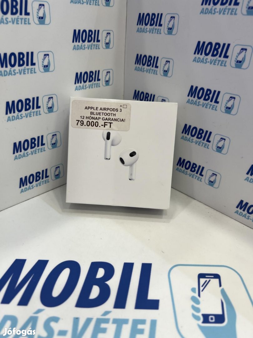 Apple AirPods 3 Egyéb, 12 hó garancia