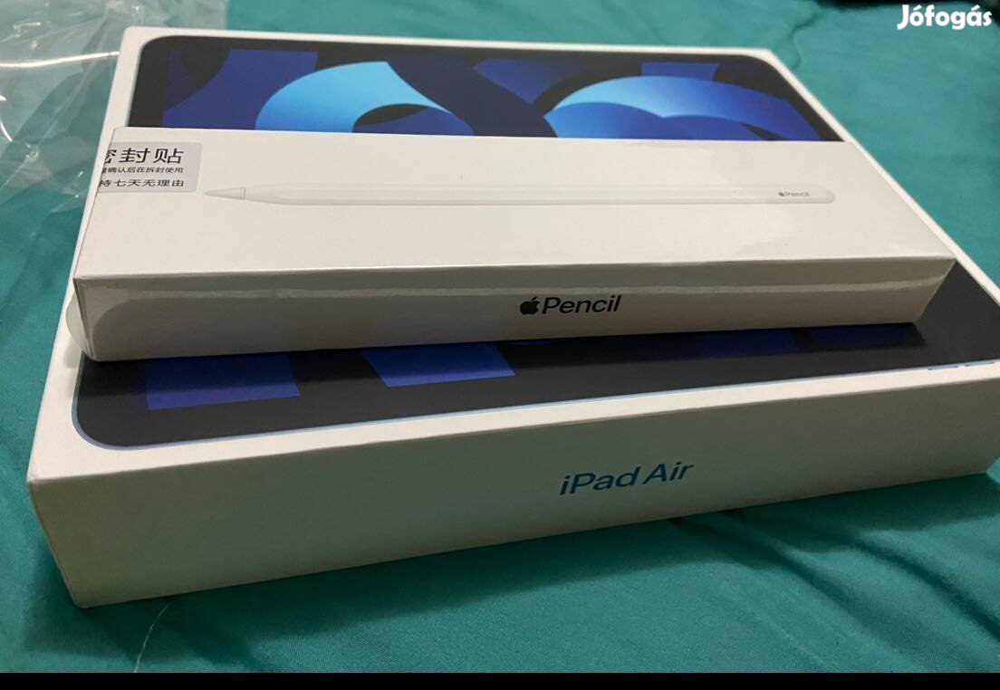 Apple Airpad 64 Gb Wi-Fi ( Kék ) + tok + üvegfólia + apple 2 gen penci