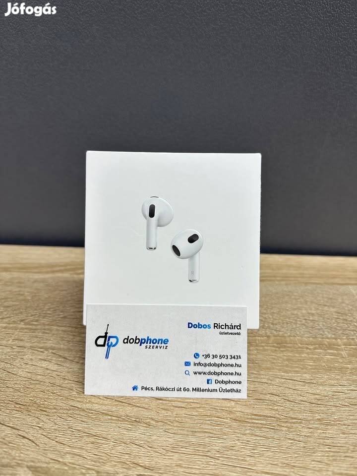 Apple Airpods 3rd Gen. Lightning Charging Case Garanciális