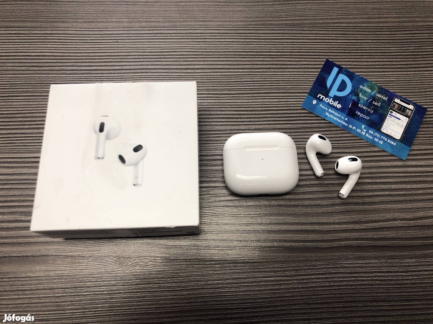 Apple Airpods Gen 3, Megkímélt, Dobozos, Garancia