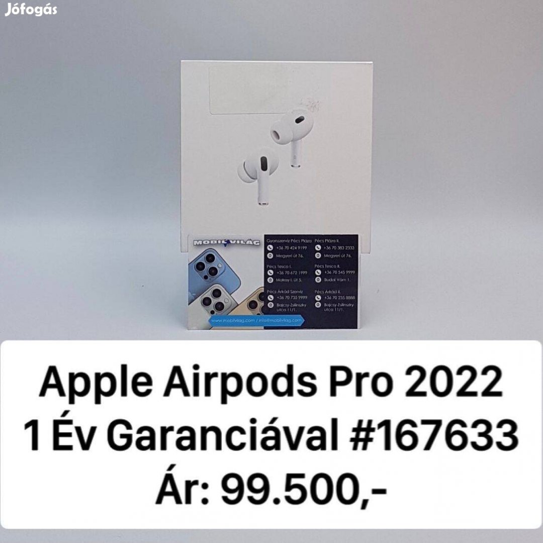 Apple Airpods Pro 2022 !!1Év!! Garanciával #167633