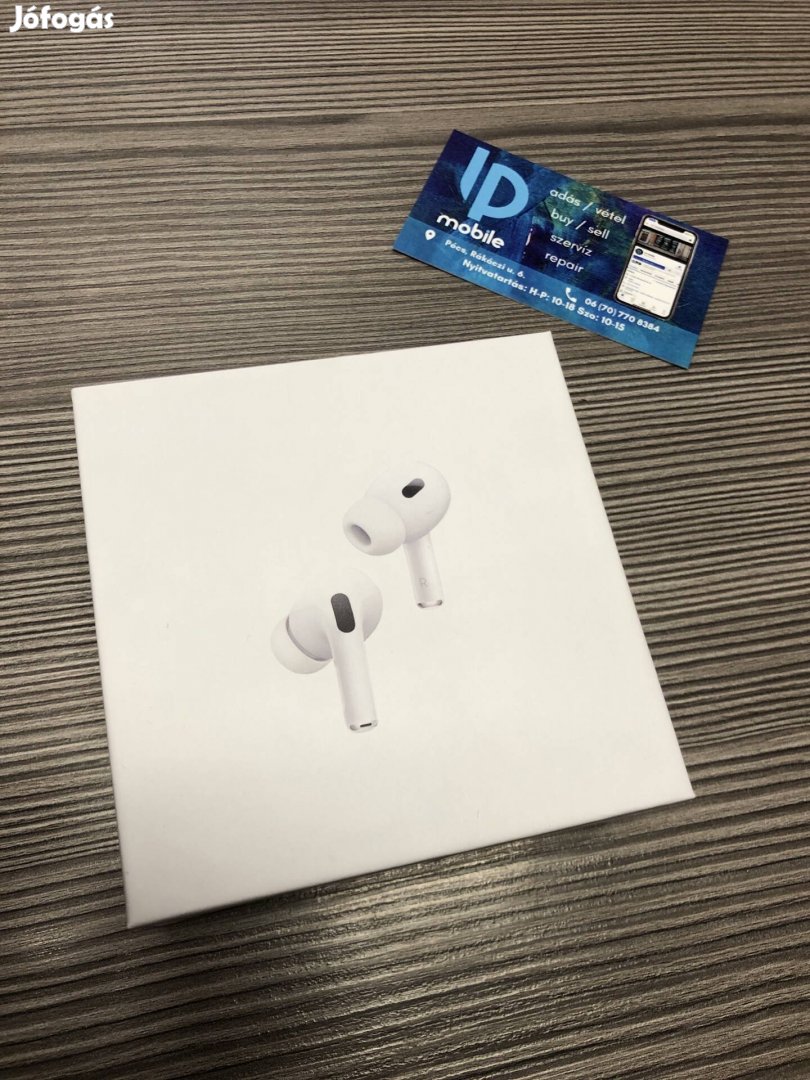 Apple Airpods Pro Gen 2, Új-Bontatlan, USB-C, 1 év garancia