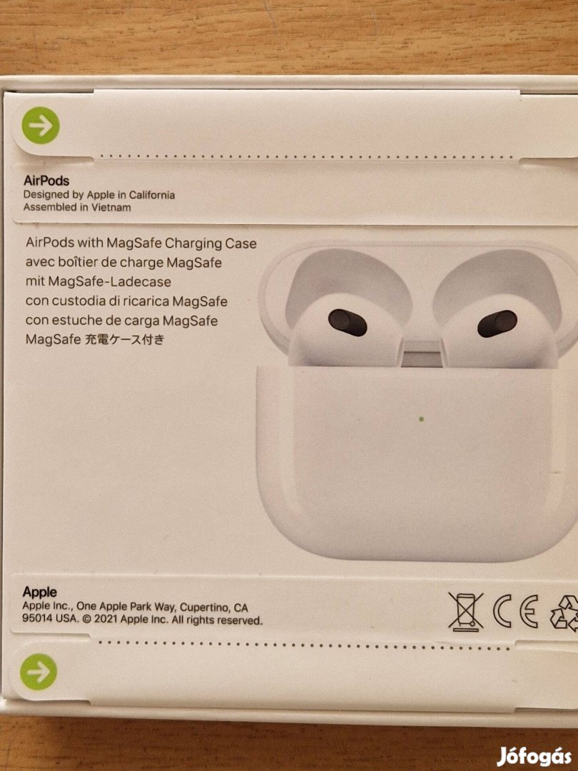 Apple Airpods (3. generáció) Magsafe töltőtokkal