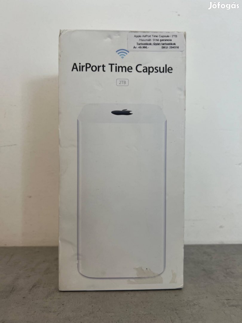 Apple Airport Time Capsule 2TB - Használt Router NAS