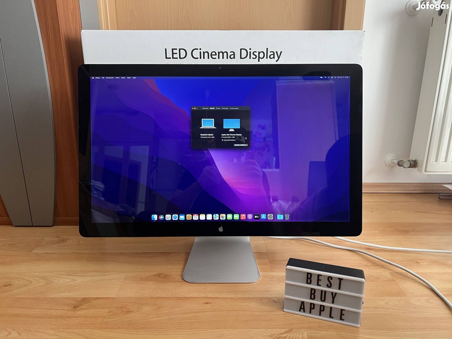 Apple Cinema Display 27" Eladó