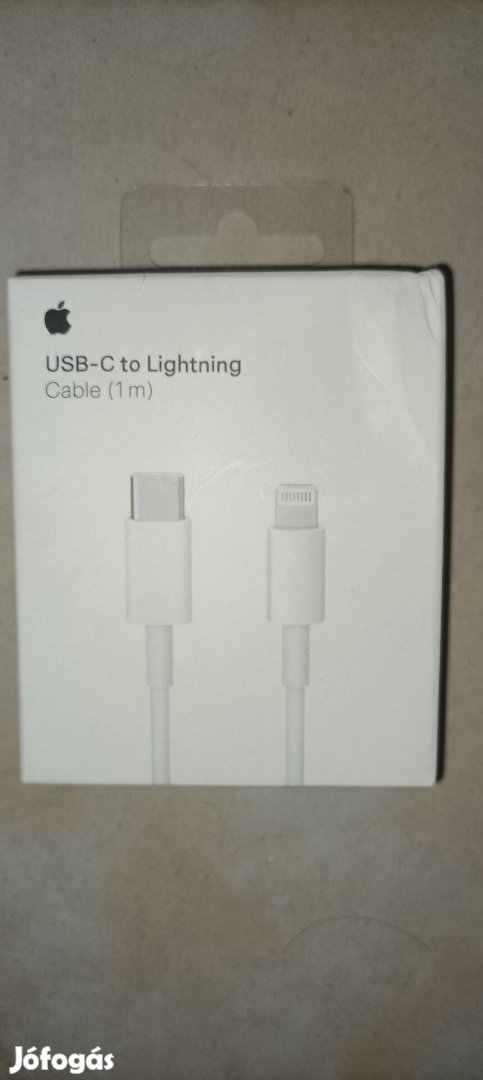 Apple Eredeti töltő adatkábel iphone-hoz USB-C-Lightning csatlakozóval