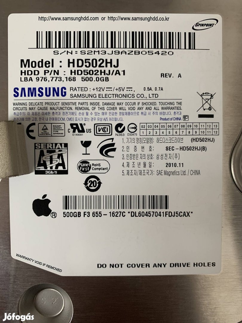 Apple HDD 500Gb 3,5" Samsung