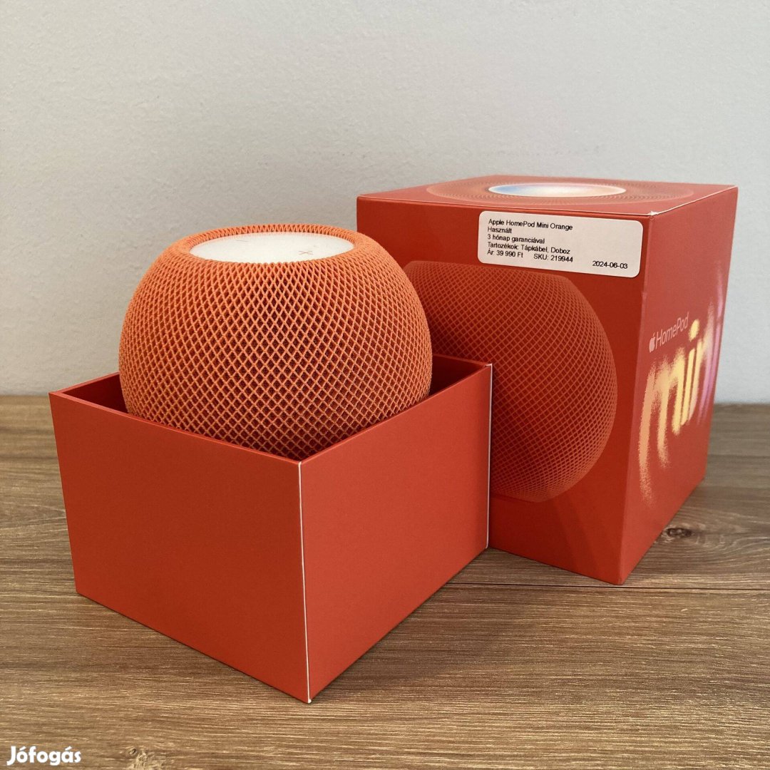 Apple Homepod Mini Orange Narancssárga Használt