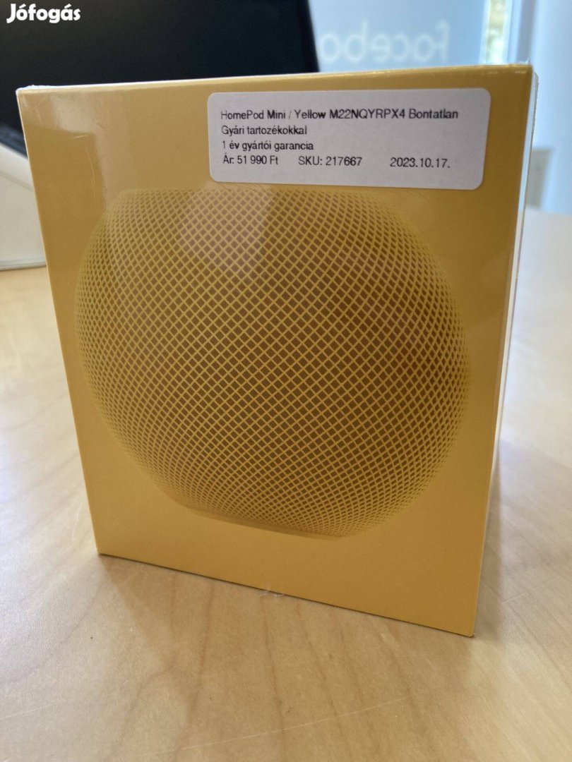 Apple Homepod Mini Yellow Citromsárga Bontatlan