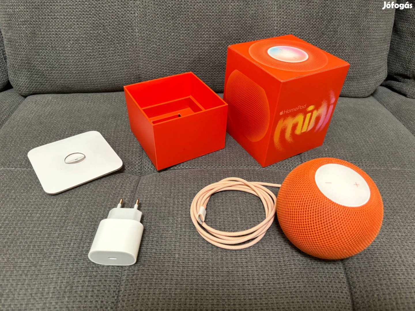 Apple Homepod Mini - A2374 - narancssárga - 6 hó Apple garancia