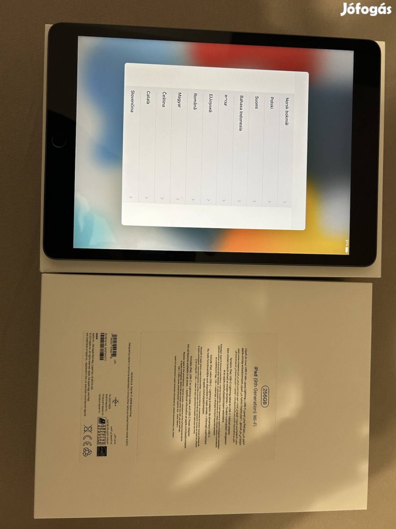 Apple Ipad 9th 256Gb wi-Fi Asztroszurke