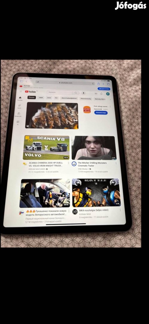 Apple Ipad pro 11.   4.generációs számla,garancia