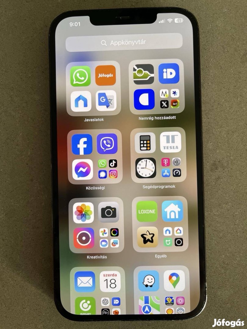 Apple Iphone 12 Pro Max óceánkék független 128gb