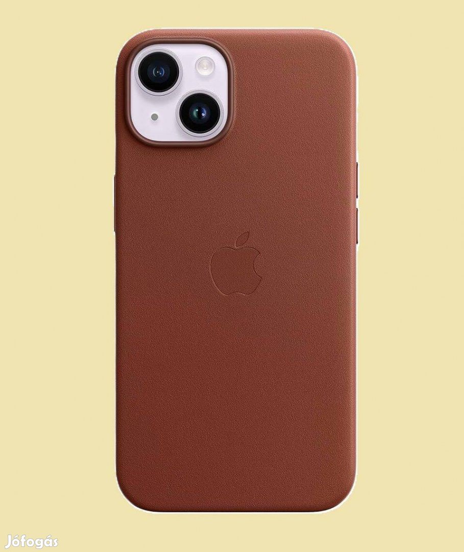 Apple Iphone 14 Leather Case Eredeti Magsafe Bőr Tok - Új - 70Eur
