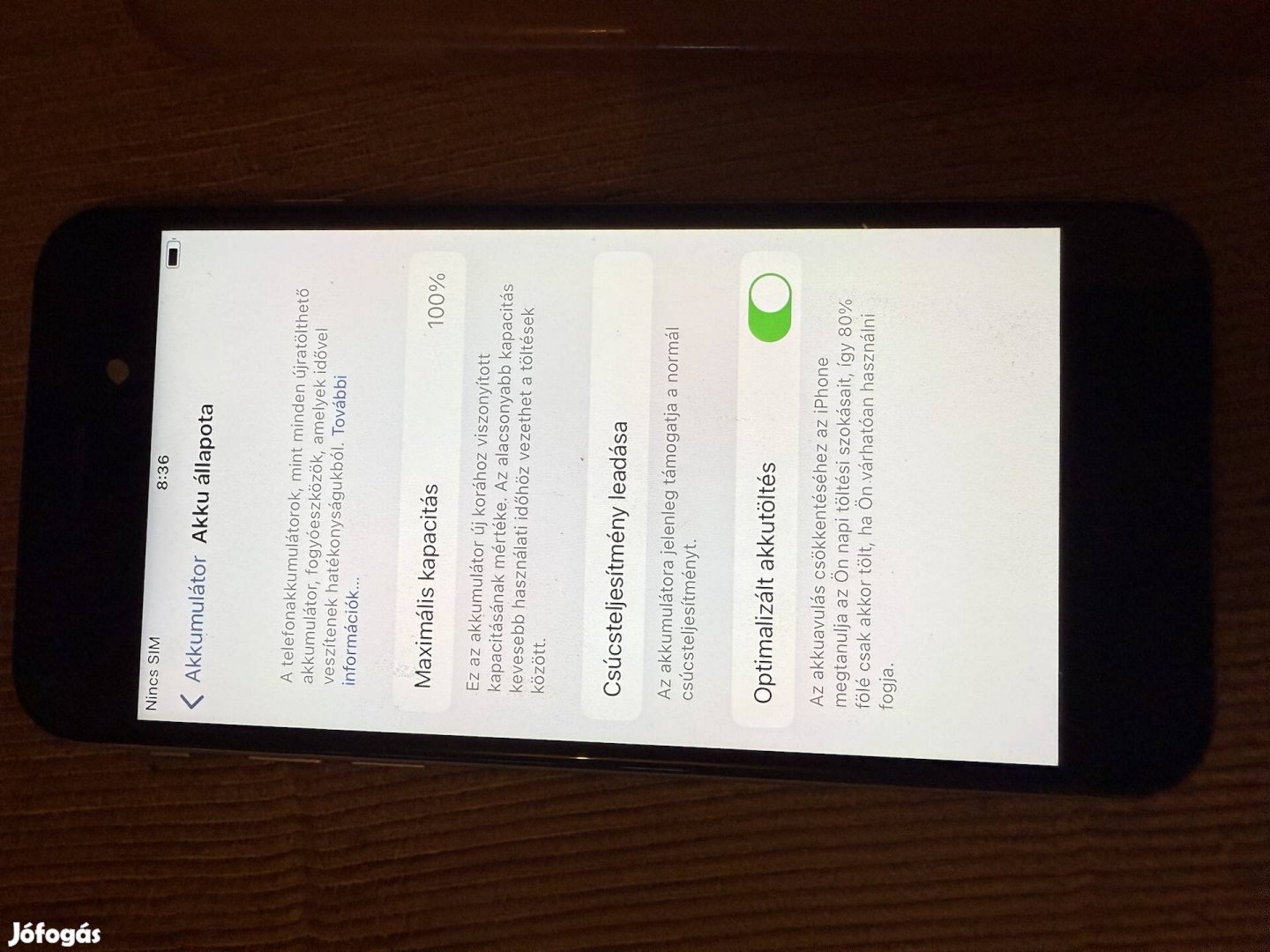 Apple Iphone 6s 64GB független repedt 