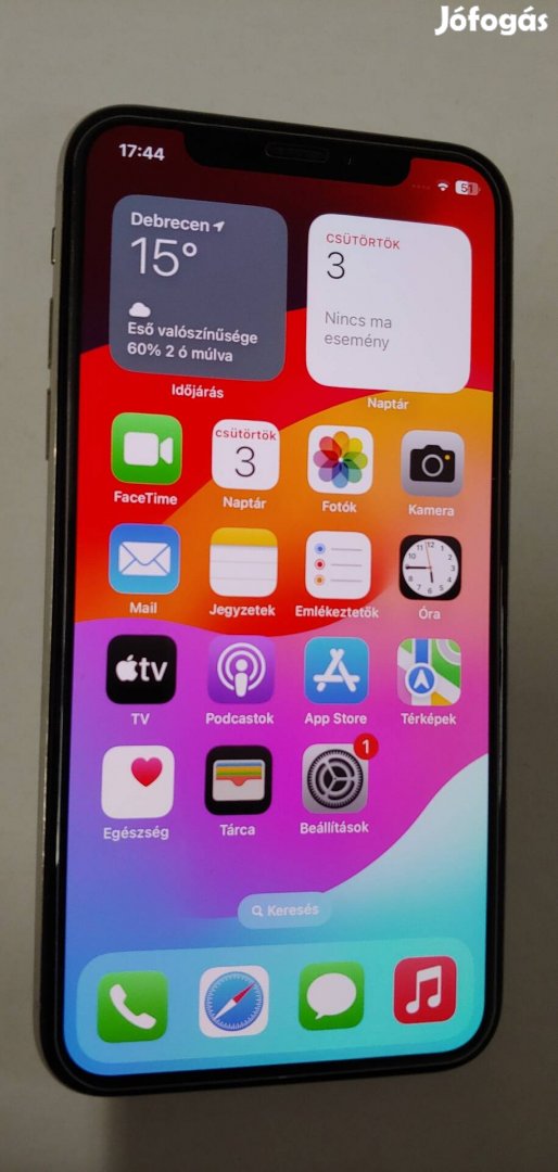 Apple Iphone XS 64GB, független, akku 95%