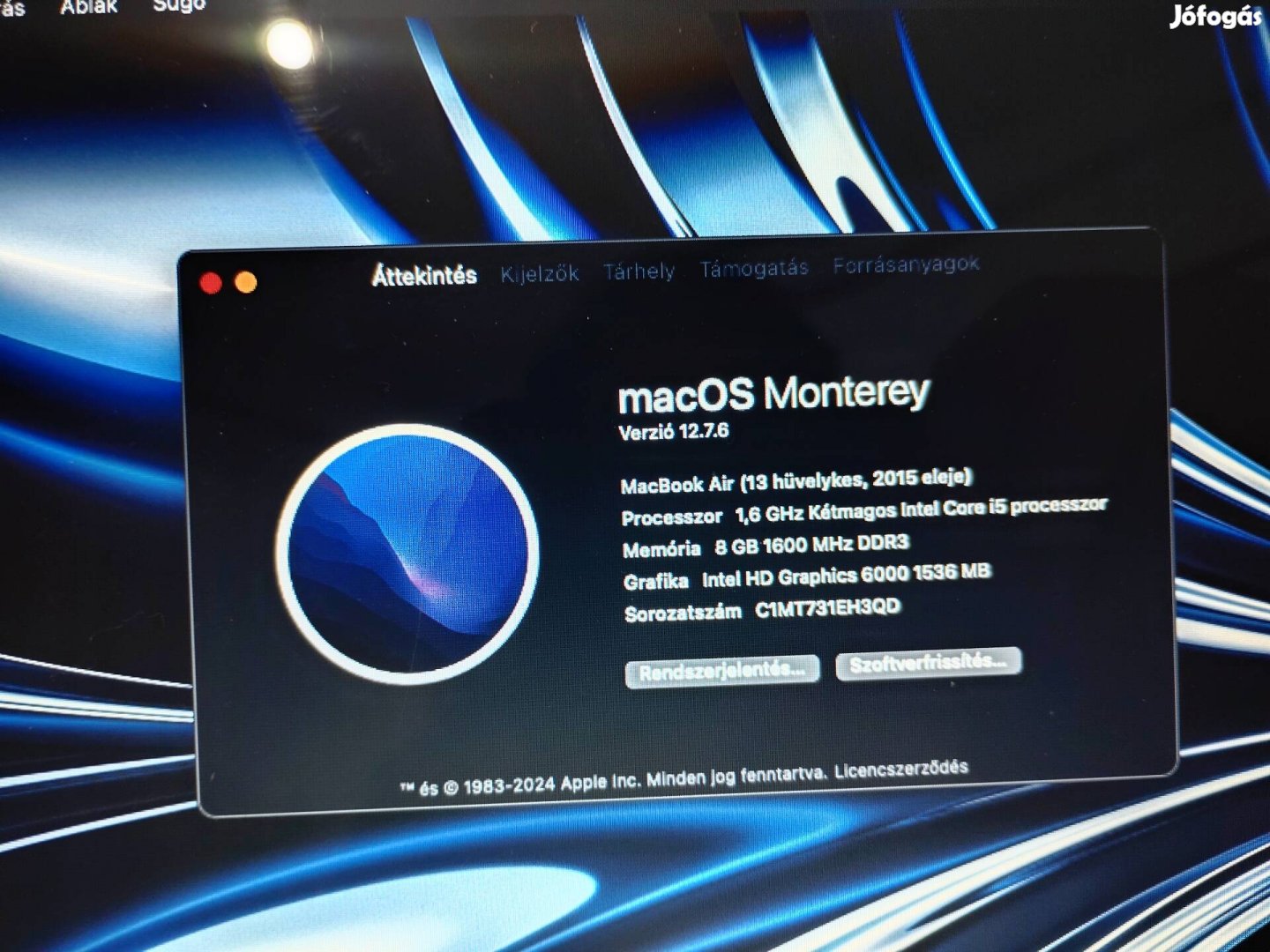 Apple Macbook Air 13 2015 Early