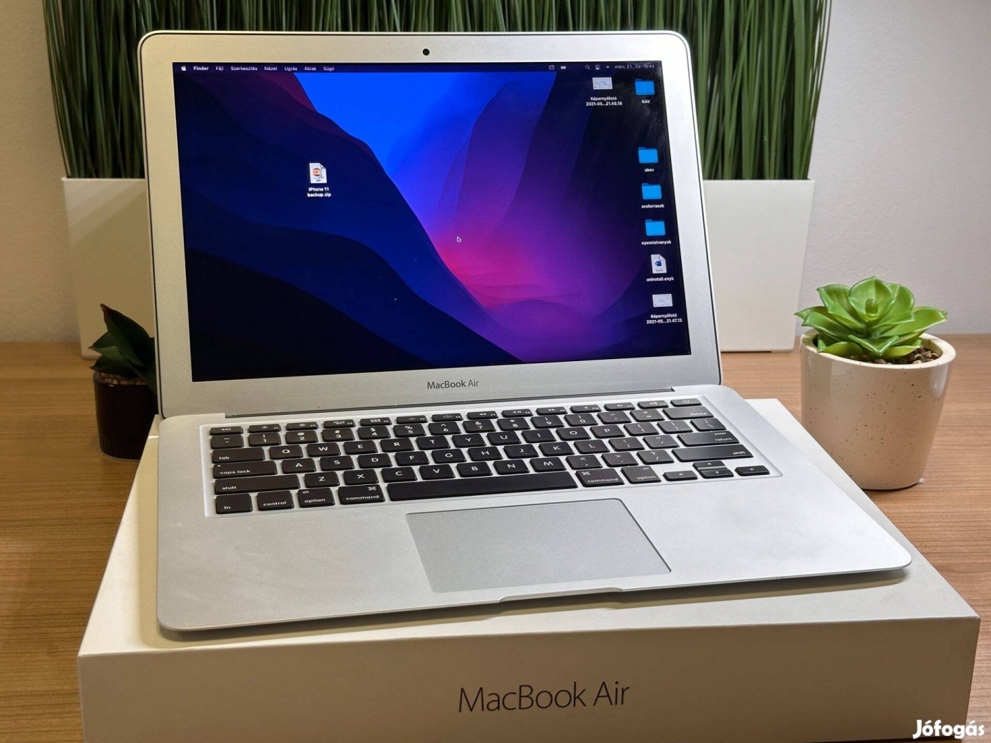 Apple Macbook Air 13 inch - USA bill. - Szép állapotú!