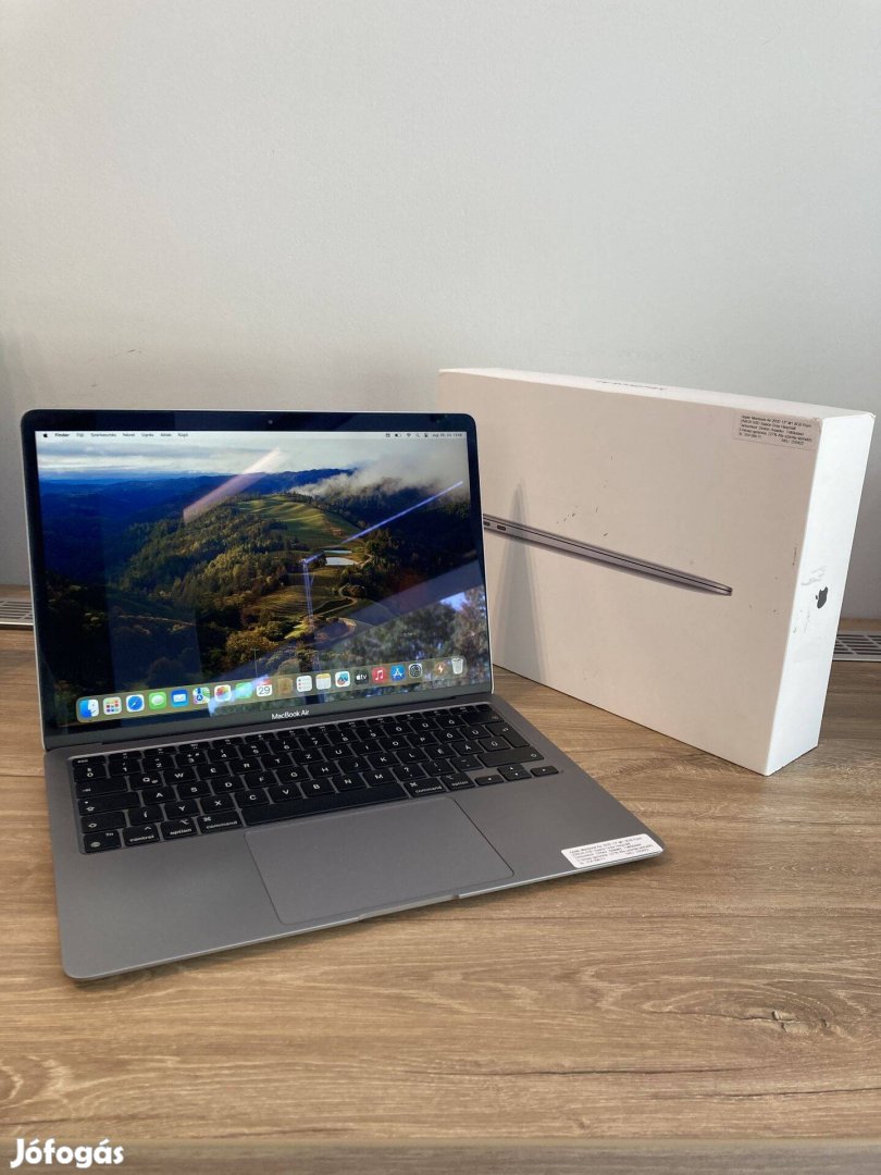 Apple Macbook Air 2020 M1 13" Asztroszürke 8GB 256GB 27% Áfa számla