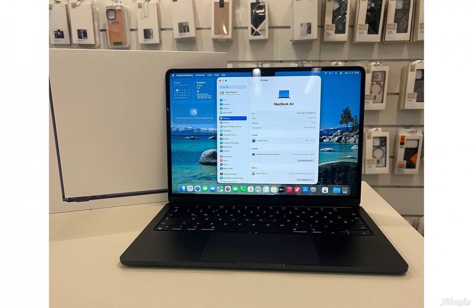 Apple Macbook Air 2022 13M2 16Gbram 512Gbssd Midnight