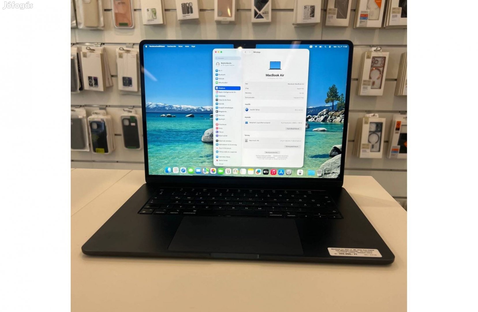 Apple Macbook Air 2023 15M2 16Gbram 256Gbssd Midnight