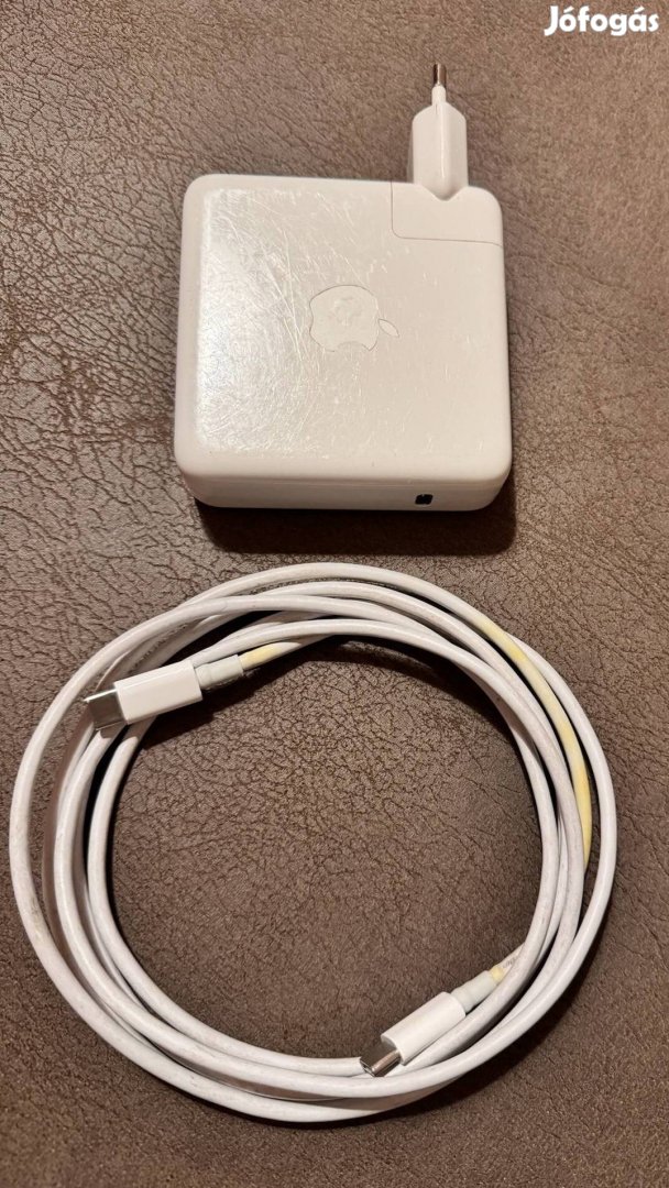 Apple Macbook Gyári 87W USB-C hálózati töltő+kábel