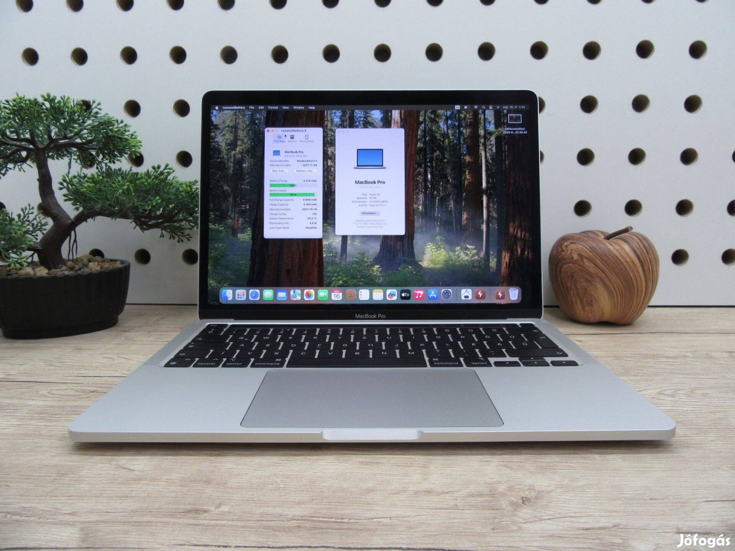 Apple Macbook Pro 13 M1 Touchbar - 2020 - Használt, szép állapot