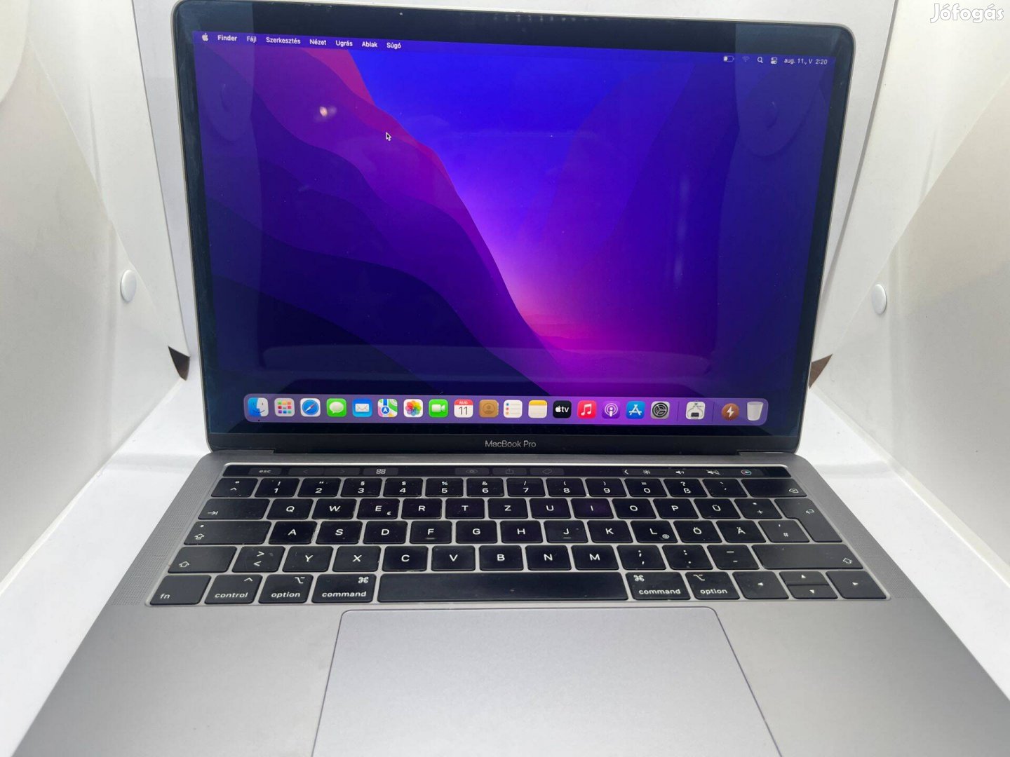 Apple Macbook Pro 13" 2019 i5-8259 16GB/256GB, Garancia, magyar bill