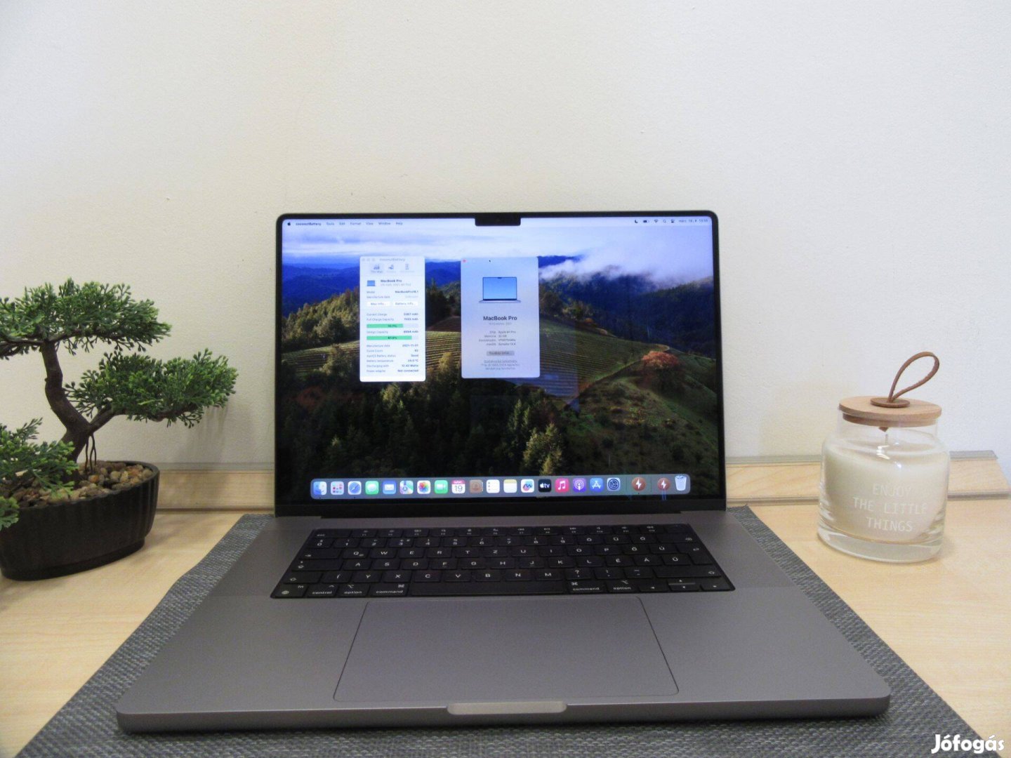 Apple Macbook Pro 16 M1 Pro 32GB - 2021 - Használt, karcmentes