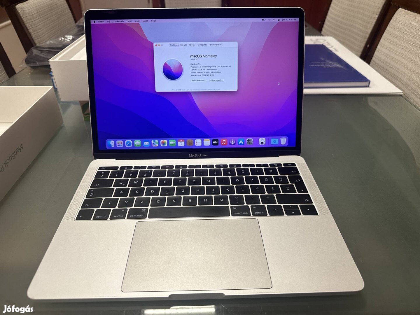 Apple Macbook Pro 2016 13 hüvelyk