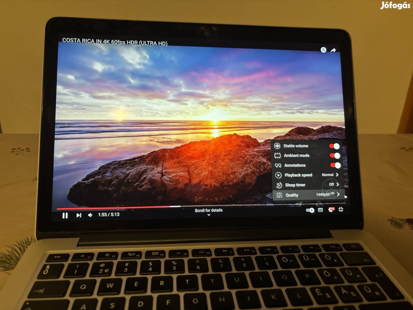 Apple Macbook Pro retina 13". 2.7GHZ