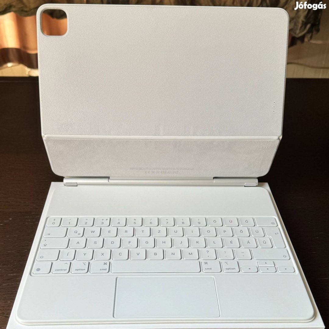 Apple Magic Keyboard 12,9 ipad Pro Magyar Fehér Garanciás