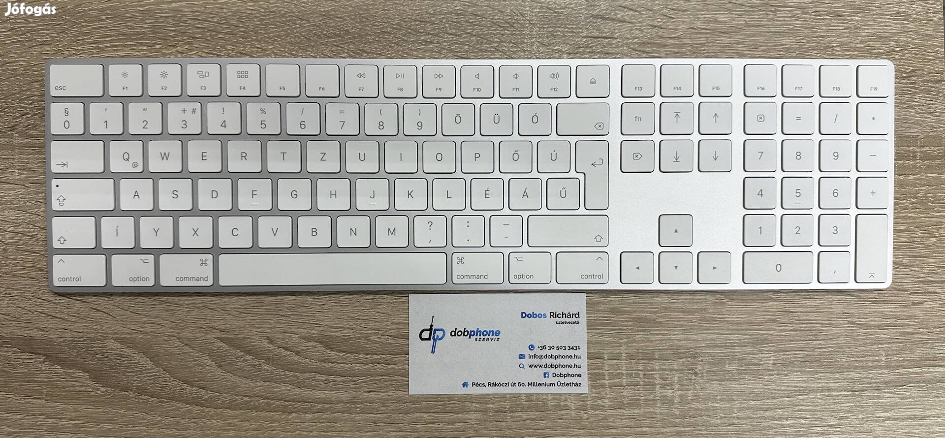 Apple Magic Keyboard + numerikus billentyűzet - magyar