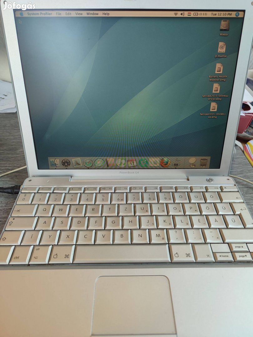 Apple Power Book G4 15" működő képes!