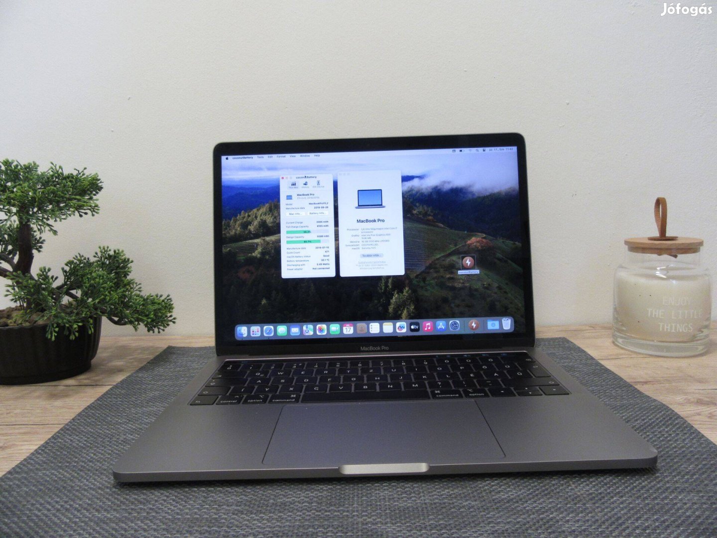 Apple Retina Macbook Pro 13 - 2018 - Használt, megkímélt