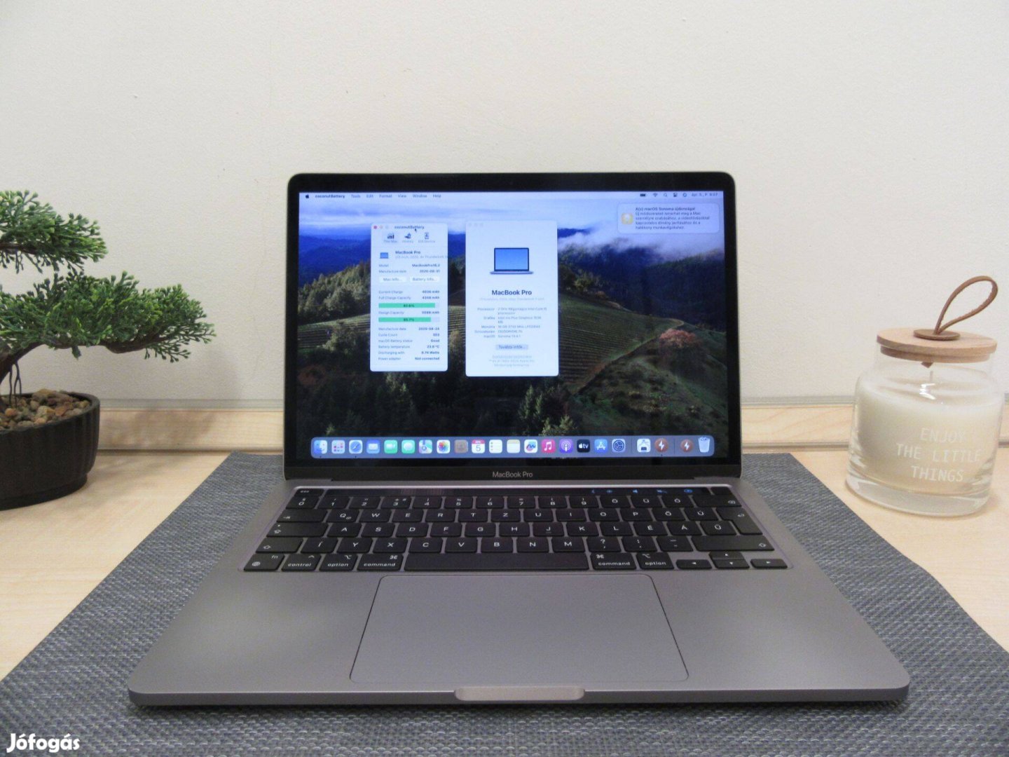 Apple Retina Macbook Pro 13 - 2020 - Használt, karcmentes 500 Gb