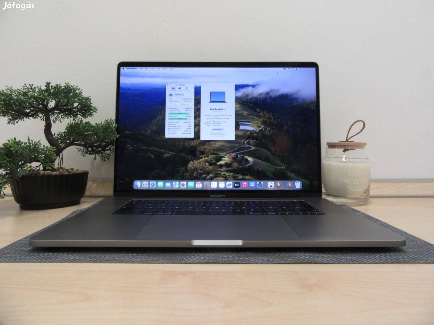 Apple Retina Macbook Pro 16 - 2019/2020-as gyártás - Karcmentes